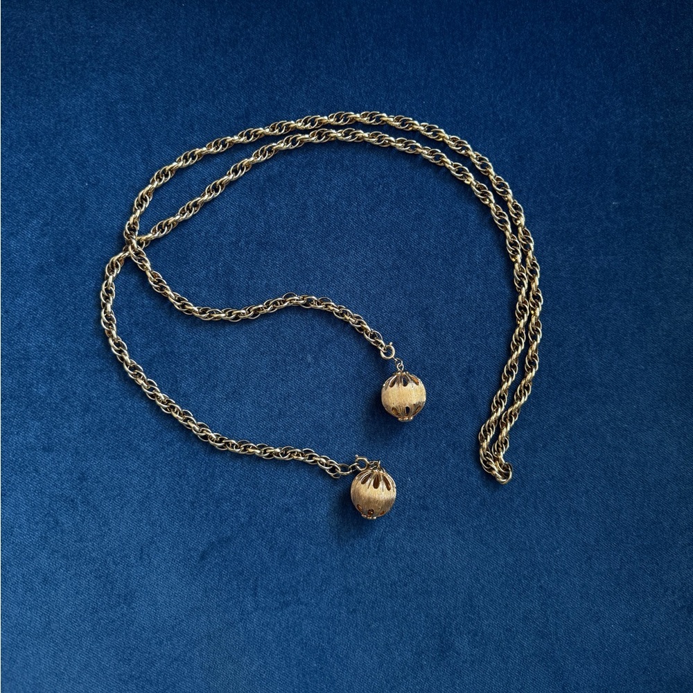 Gold plated Vintage Women’s Belt/‎ Necklace